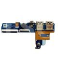 Orijinal Hp Envy M7-N M7-N101DX M7-N109DX Notebook Audio Jack USB Port Board