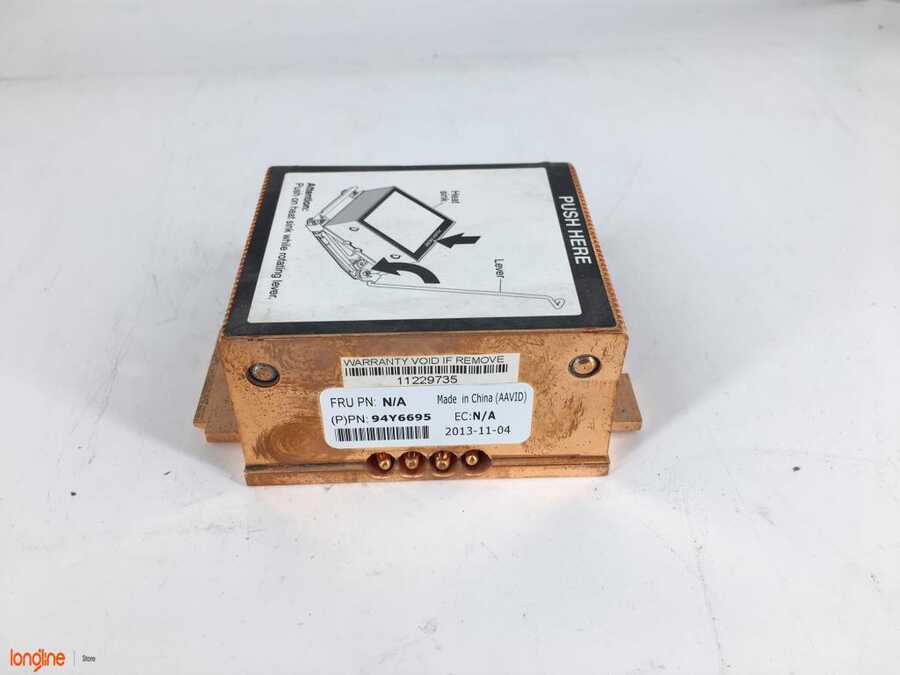 İkinci El IBM HEATSINK FOR X3650 M4 - 135W 94Y6695