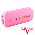 5600mAh Pembe PowerBank Taşınabilir Şarj Cihazı