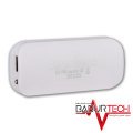 5600mAh Beyaz PowerBank Taşınabilir Şarj Cihazı