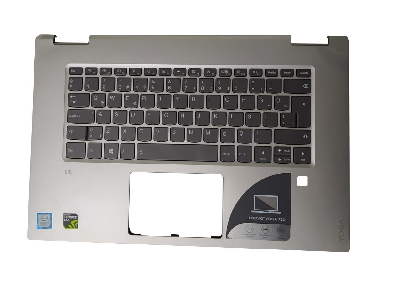 Lenovo Orijinal Yoga 5CB0N67960 AM1YU000I10 AM1YU000700 Türkçe Klavye Dahil Üst Kasa