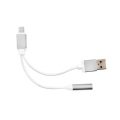 Apple iPhone 7 7 Plus Usb 3.5mm Dönüştürücü AUX Bağlantı Kablosu GRİ