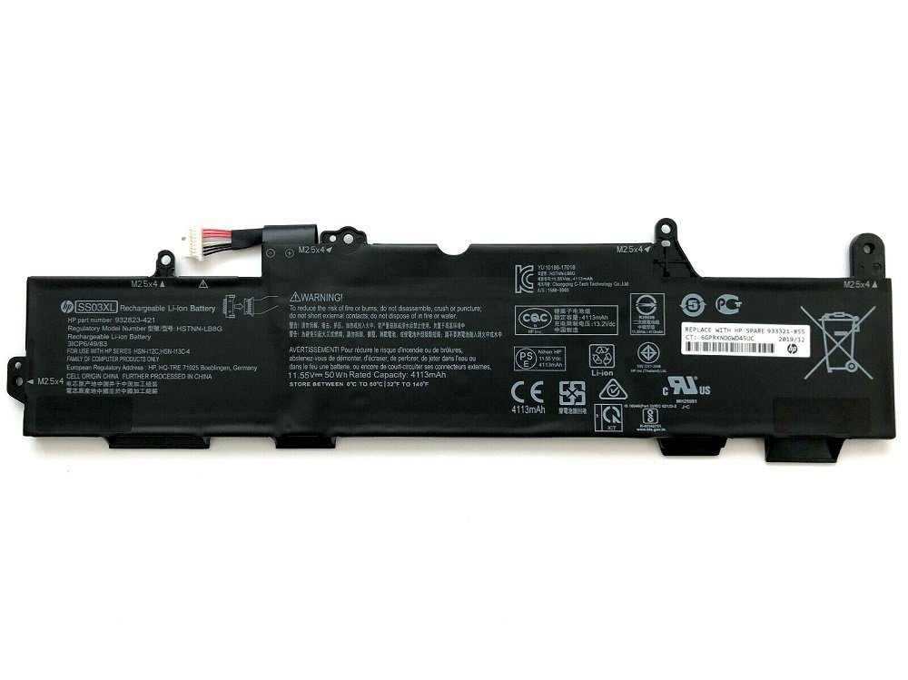 Orijinal Hp SS03XL 11.55V 50Wh 4113mAh Notebook Batarya Laptop Pil
