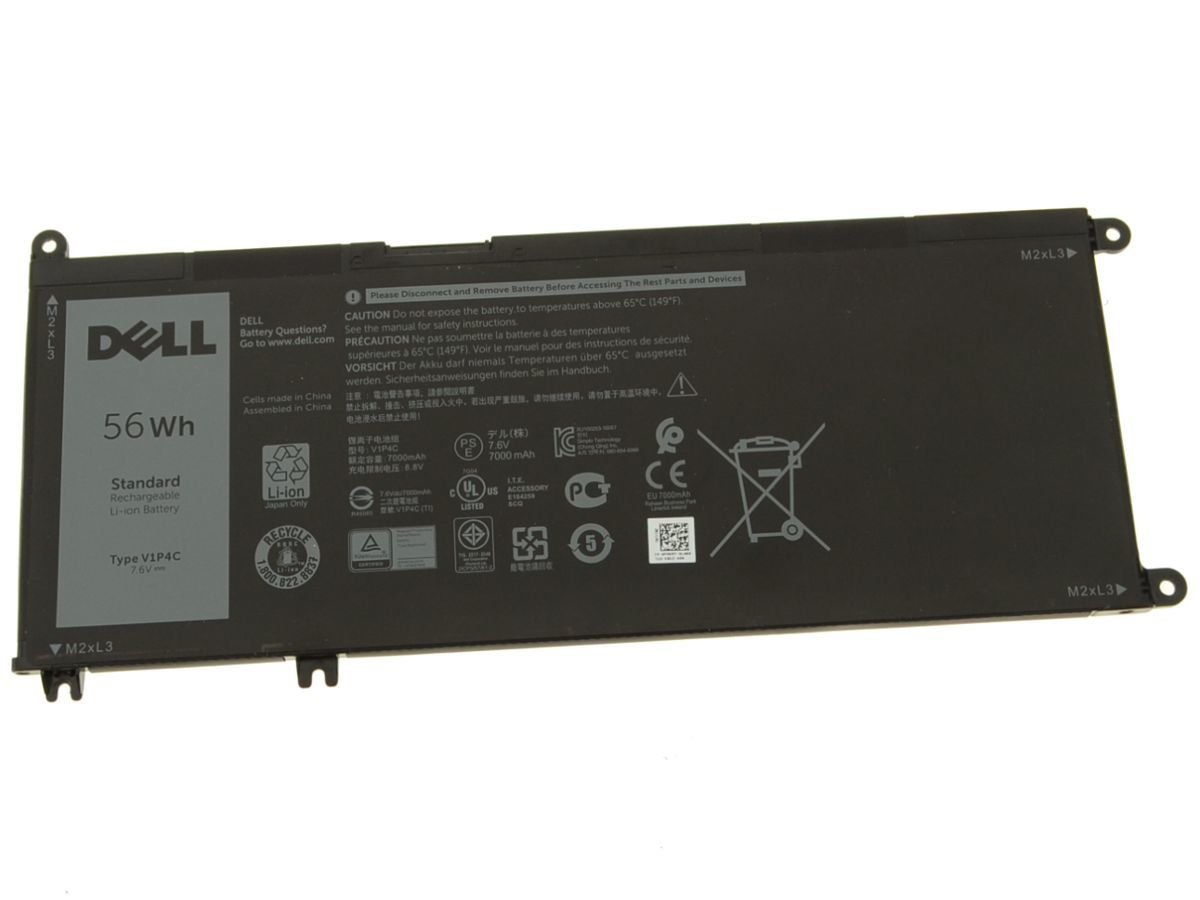 Orijinal Dell Latitude CN-0FMXMT 56WH 7.6V 7000MAH Laptop Bataryası Pili V1P4C