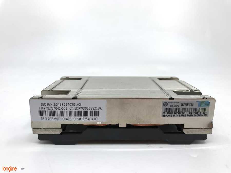 İkinci El HP CPU Heatsink for DL360 Gen9 775403-001 734042-001 735508-001
