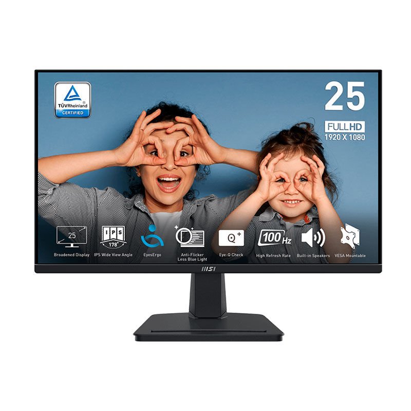 MSI PRO MP251P 24.5'' 1920X1080 1MS 100HZ IPS FULL