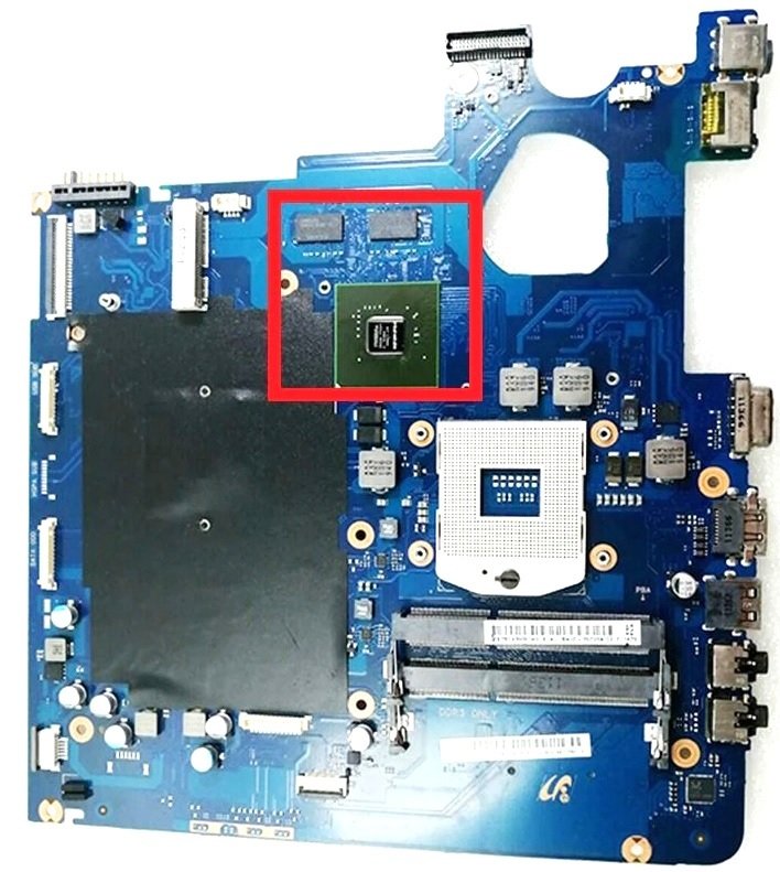 Samsung NP300E7A Geforce GT 520MX Ekran Kartlı Notebook Anakart BA92-09238A