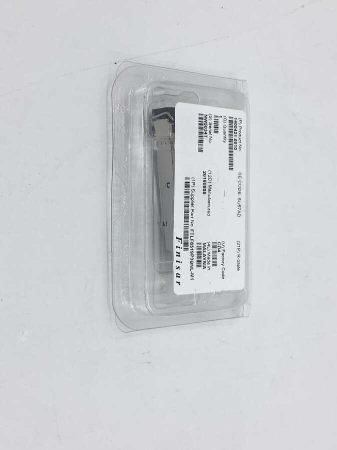 İkinci El Finisar 1400421-0010 1000BASE-SX MM 850NM 0.55KM Transceiver