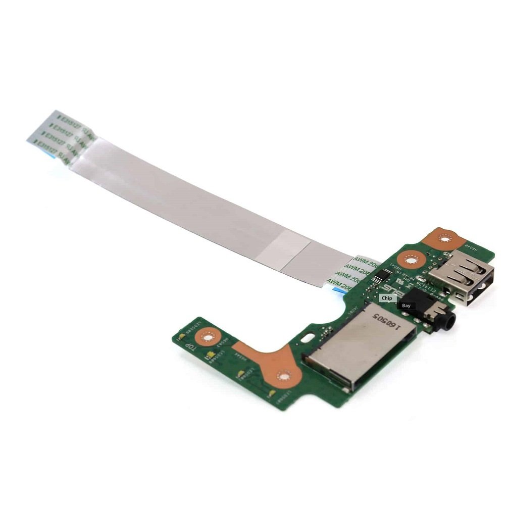 Asus X556 X556U X556UV USB Audio Jack SD Kart Board 60NB09T0-IO1020