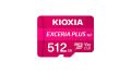 512GB KIOXIA EXCERIA PLUS G2 SDXC 4K 100/MB/s LMPL2M512GG2