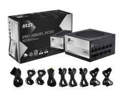 MSI PRO A850PL PCIE5 850W 80+ PLATINUM PSU