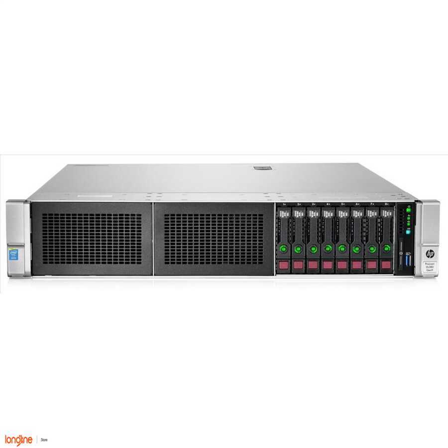 HP DL380 G9 2x E5-2620 v3 96GB-16 8x 600GB H240ar RPS