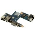 Orijinal Dell Latitude LS-9832P CN-0G1WYK Audio Jack Ethernet VGA USB Port Board
