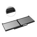 Orijinal Dell Latitude CN-0MC34Y TYPE J60J5 7.6V 55WH 7300MAH Notebook Batarya Pil Type J60J5