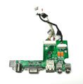 Orijinal Hp 48.49Q02.021 384625-001 Notebook Audio Jack VGA USB Port Board