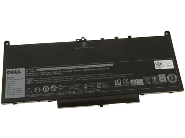 Orijinal Dell Latitude CN-0MC34Y 7.6V 55WH 6880MAH Notebook Batarya Pil Type J60J5