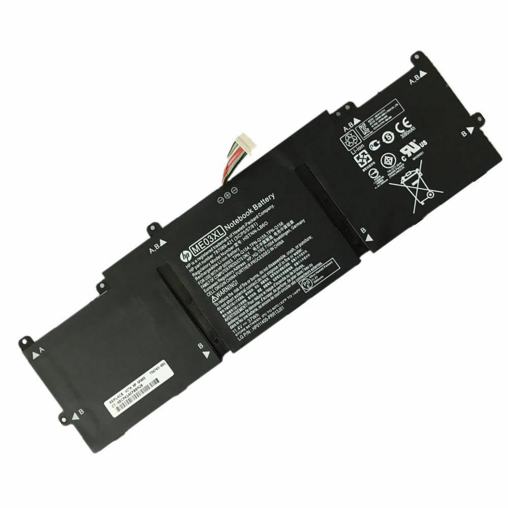 Orijinal Hp ME03 ME03XL 11.4V 37Wh 3080mAh Notebook Batarya Laptop Pil