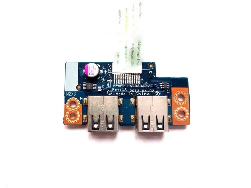 Packard Bell TE69 TE69BM USB Port Board NBX0001BH00 LS-9532P