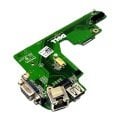 Dell Latitude E5420 USB SD Kart Ethernet VGA Port Board 63N3K RC4F33036CH11