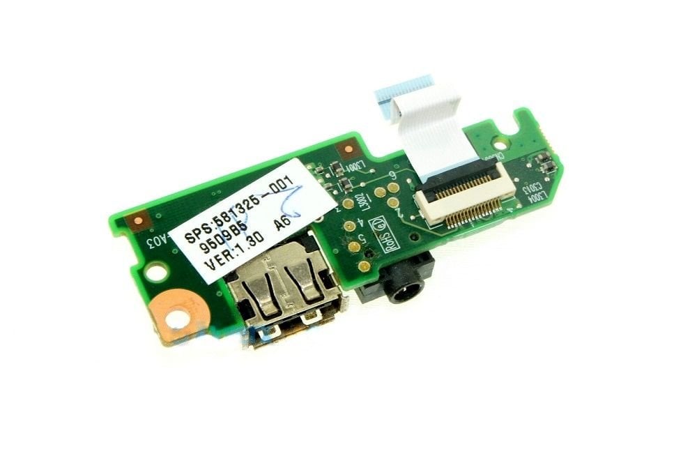 Orijinal Hp 537614-001 581325-001 6050A2262801 Audio Jack USB Port Board