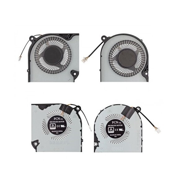 Orijinal Acer Nitro 5 AN515-54 N18C3 Çift Sağ Sol L+R Cpu Sogutucu Fan