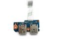 Orijinal Hp ProBook 646287-001 6050A2411401 Notebook USB Port Board