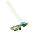 Orijinal Hp Pavilion 17-F023CL 17-F114DX Audio Jack USB Port Board