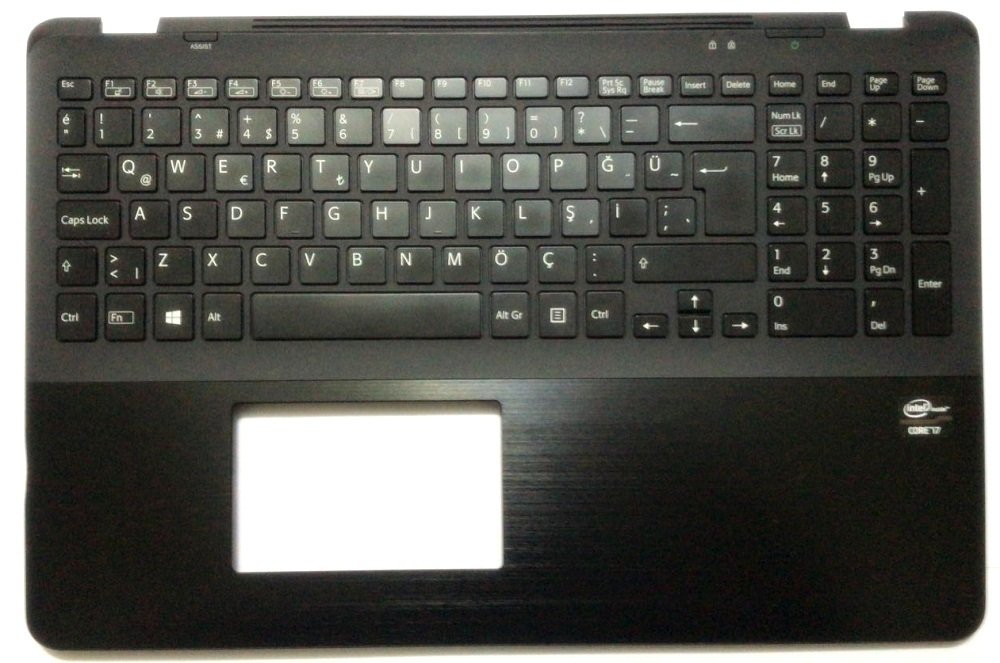 Sony Vaio Fit 15A SVF15A Klavye Dahil Üst Kasa 3XGD6PHN040