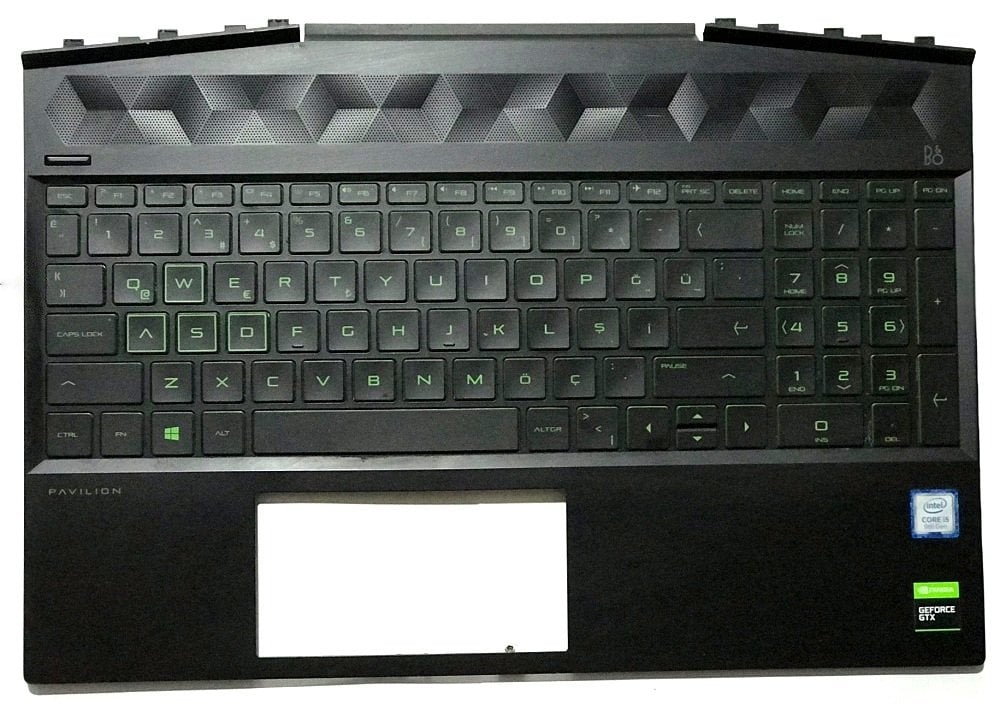 HP Pavilion 15-DK 15-DK0126TX Klavye Dahil Üst Kasa AP2K8000310