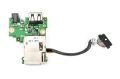 Orijinal Hp Mini 1000 1100 SD Kart Okuyucu Audio Jack USB Port Board