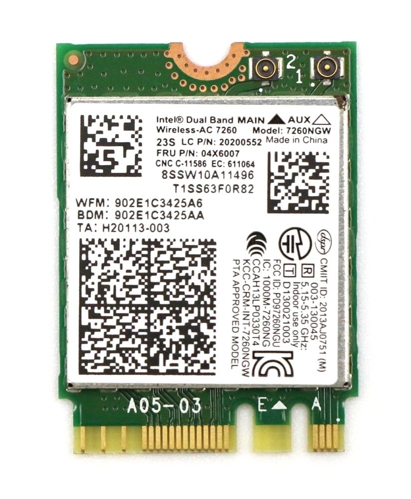 Lenovo Thinkpad T440P X240 L440 X240S T440S WiFi Wireless Bağlantı Kartı 04X6007