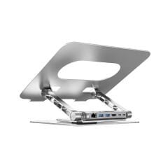 UNITEK 360D METAL 15.6” NOTEBOOK STAND 5in1 VE DOCKING STATION  (D1109B)
