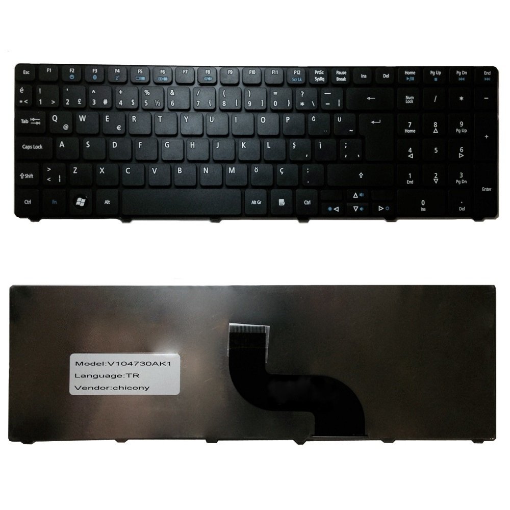 Acer Z5WT1 V5WT2 Q5WPH Z5WT3 Z5WTC Q5WTC Z5WT1 V5WT2 Notebook Klavye Laptop Tuş Takımı