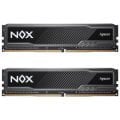 Apacer NOX 16GB (2x8GB) 3600 MHz CL18 DDR4 Gaming RAM (AH4U16G36C25YMBAA-2)
