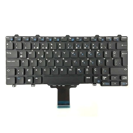 Orijinal Dell Latitude E5250 E7250 E7270 Türkçe Klavye Tuş Takımı CN-08VRP9