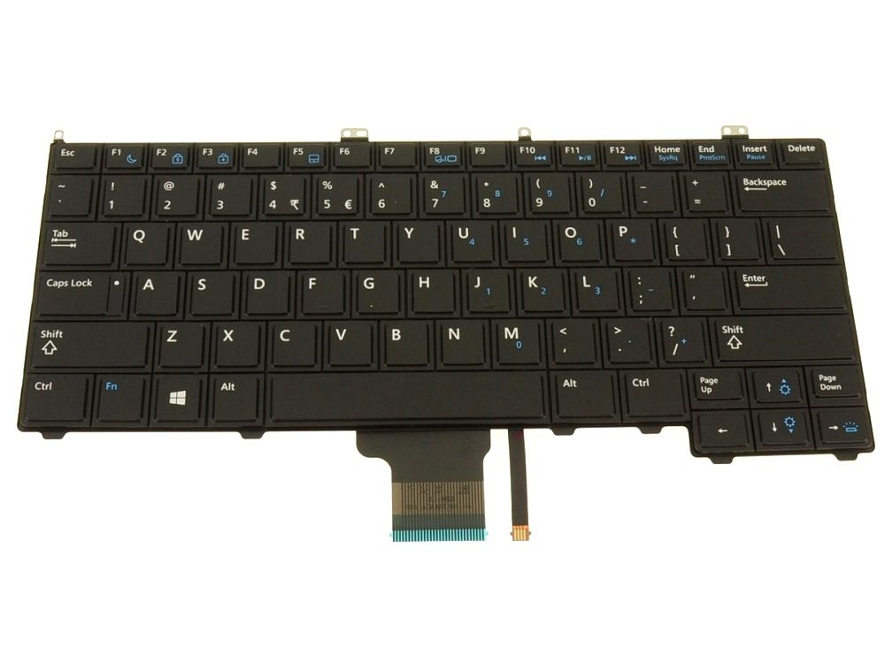 Orijinal Dell Latitude E7440 E7240 Türkçe Ledli Klavye Tuş Takımı CN-0115T5