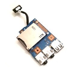 Lenovo Z570 20095 55.4PA02.011 USB Audio Jack SD Kart Board