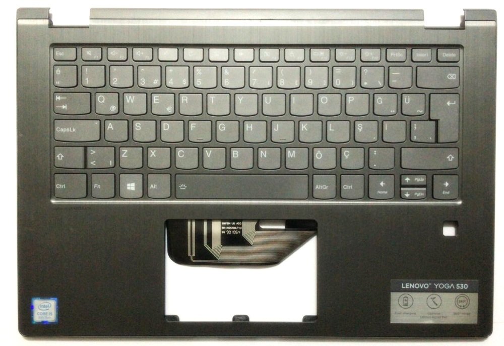 Lenovo Orijinal Yoga 5CB0R08712 AP173000900 Notebook Klavye Dahil Üst Kasa