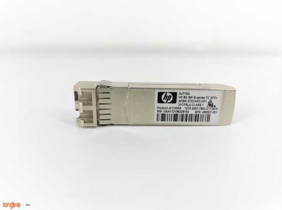 İkinci El HP AJ716A 8gb Short Wave B-series Fc Sfp Module 468507-001
