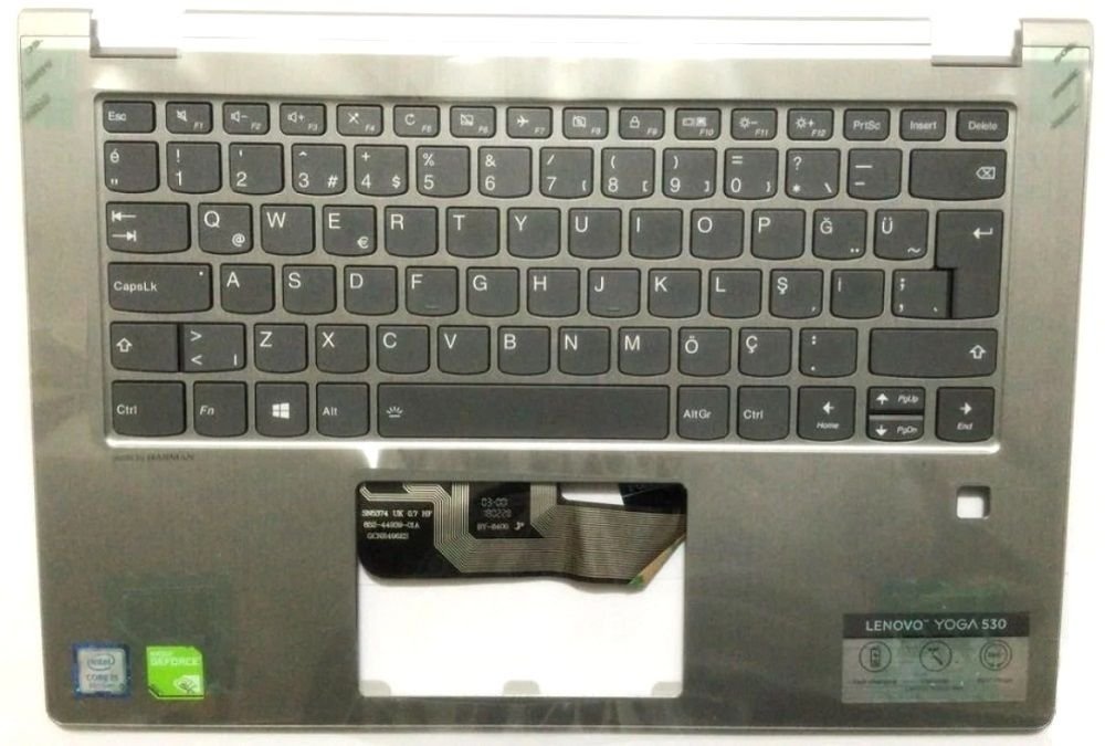Lenovo Orijinal Flex 6-14IKB 81EM Notebook Klavye Dahil Üst Kasa