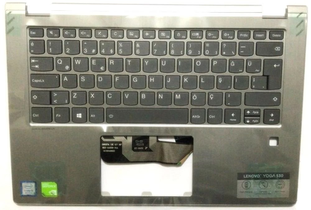 Lenovo Orijinal Yoga 5CB0R08649 AP173000910 Notebook Klavye Dahil Üst Kasa
