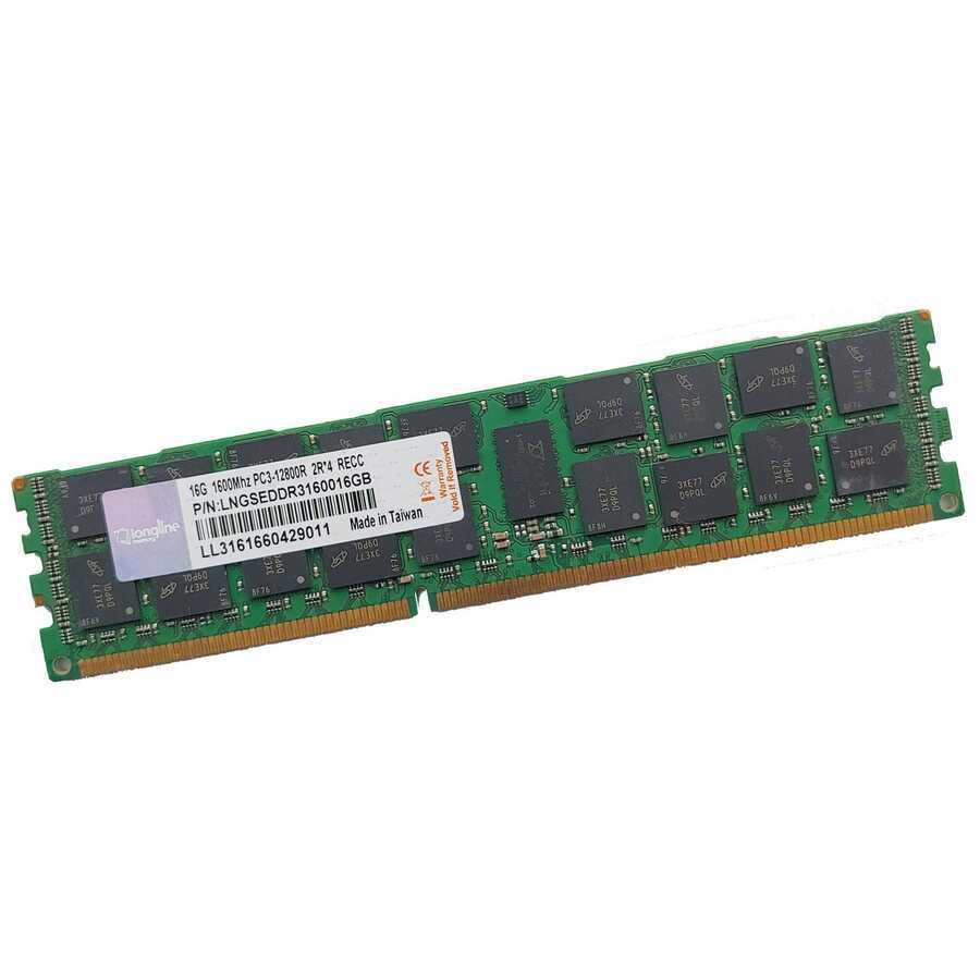 LONGLINE 16GB PC3-12800 1600MHz ECC RDIMM Memory  HP IBM DELL FUJITSU SERVER UYUMLU