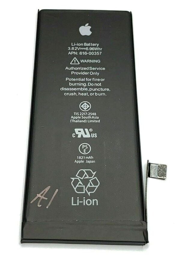 Apple Orijinal iphone 616-00357 616-00358 3.82V 1821mAh 6.96Wh Cep Telefonu Batarya Pil