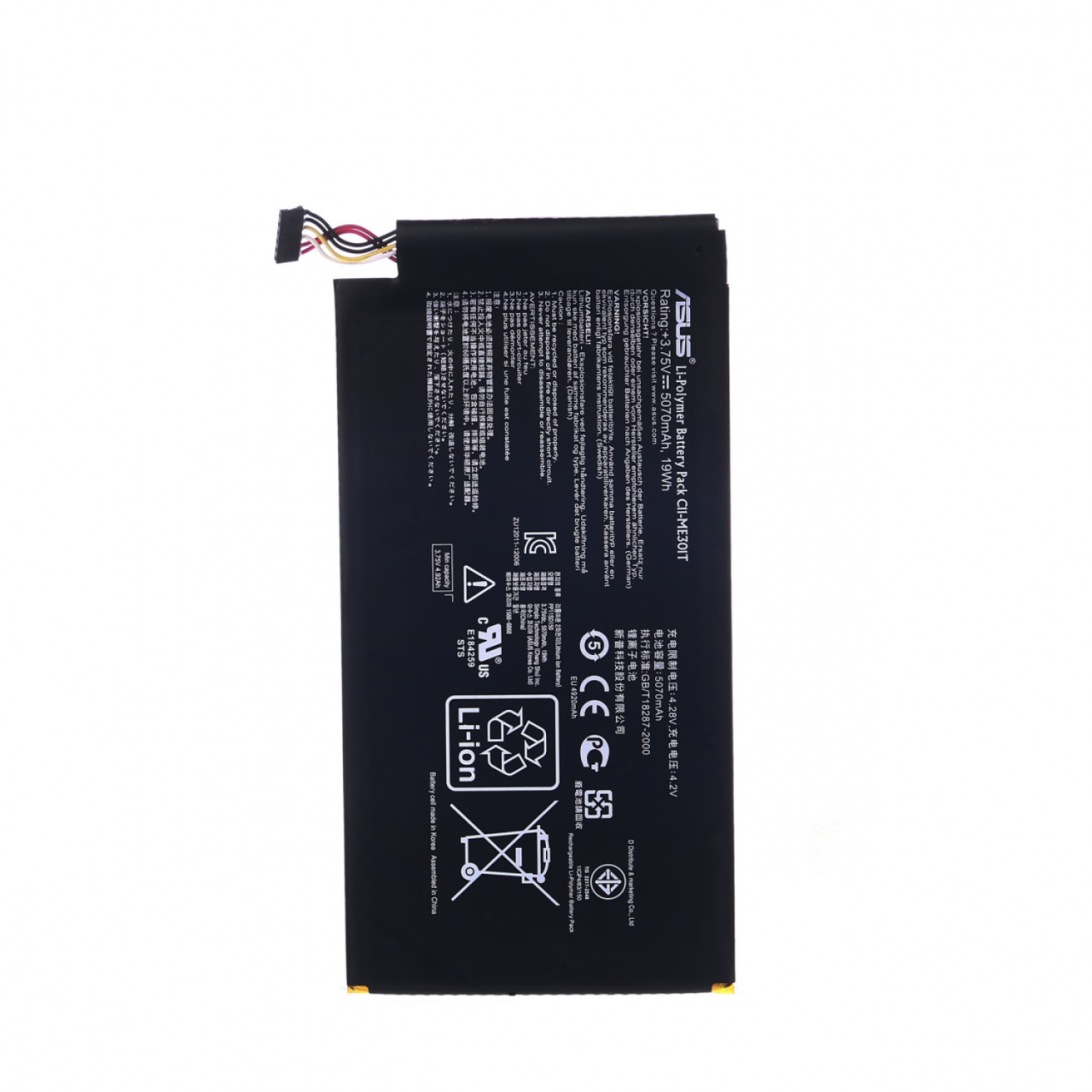 Orjinal Asus memo pad smart k001 10.1 için '' tablet 110-0329 h Tablet Batarya Pil