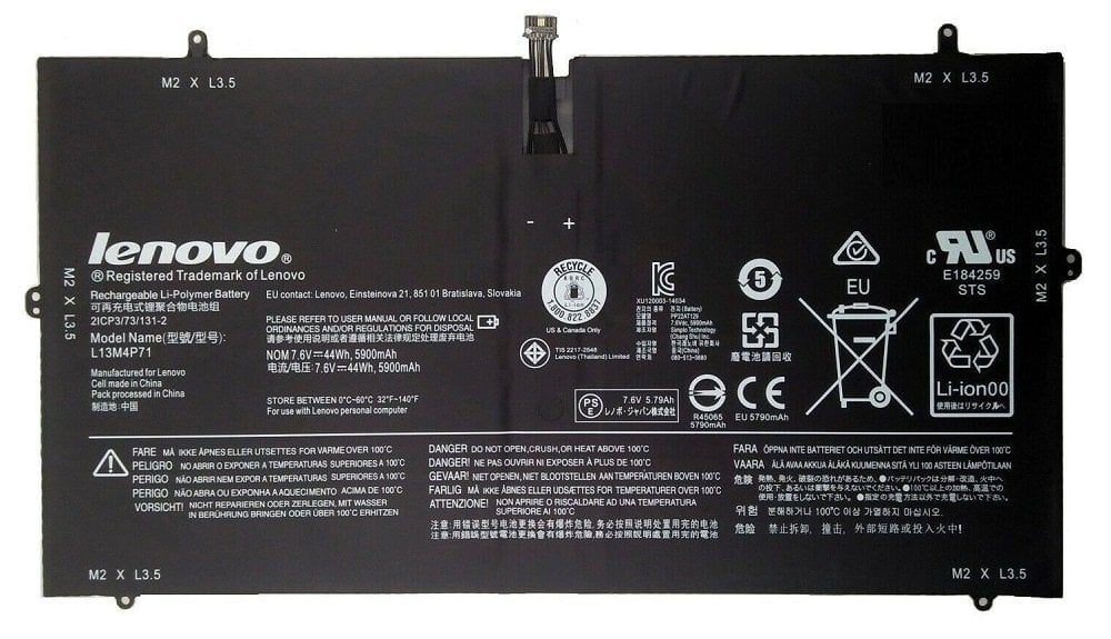 Orijinal Lenovo Yoga L13M4P71 L14S4P71 Ultrabook Batarya Notebook Pil