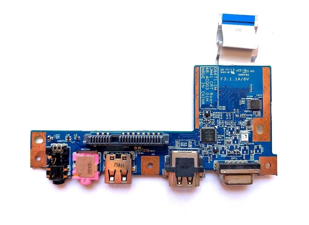 Acer Aspire 4810 4810T Audio VGA HDMI USB Port Board 50.4CR10.012 48.4CQ03.01M