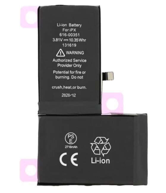 Apple Orijinal iphone X XS 3.81V 2716mAh 10.35Wh Cep Telefonu Batarya Pil