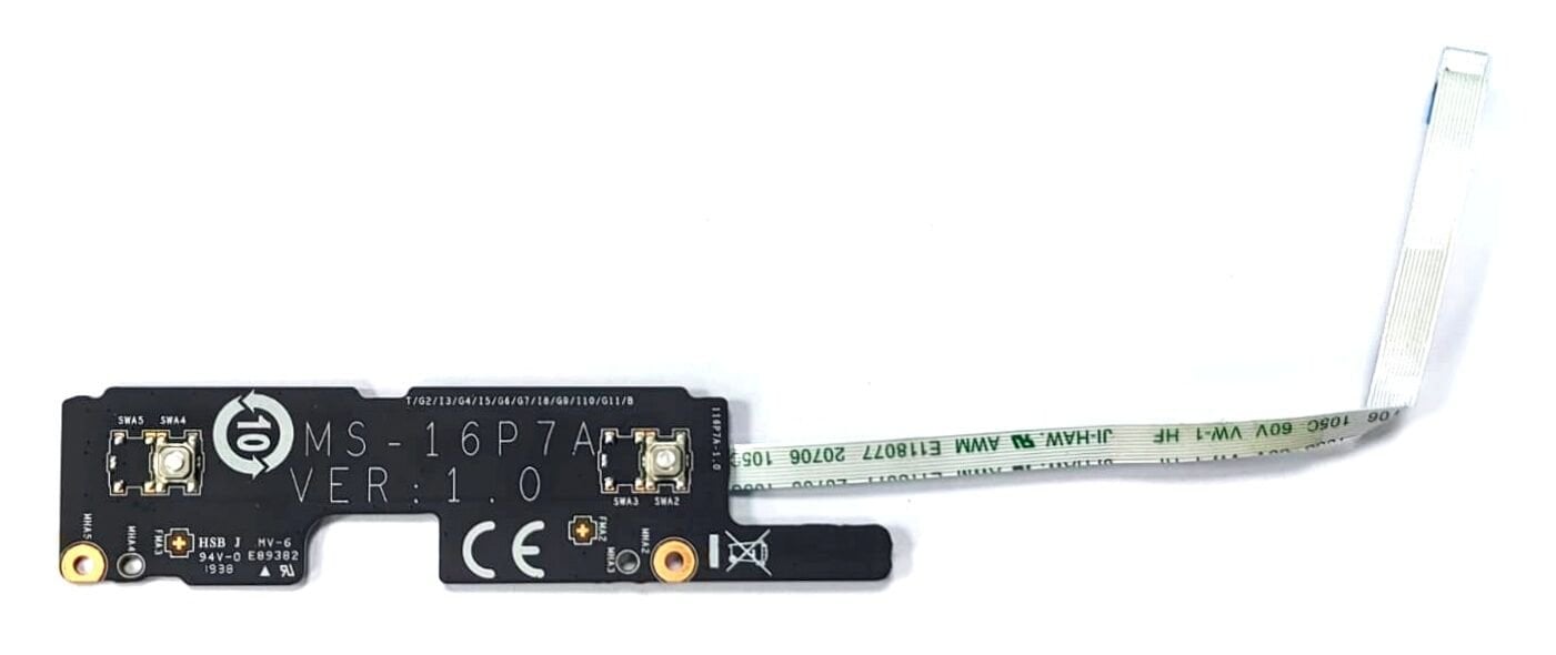 MSI GE75 17E2 Notebook Tetik Power Buton Board MS-16P7A