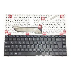Orjinal Casper Nirvana X300V CN.TKP-987A L4B-Y01 Notebook Klavye Laptop Tuş Takımı - Siyah