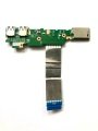 Lenovo Orijinal Flex 2-14 20405 Notebook SD Kart Okuyucu USB Port Board